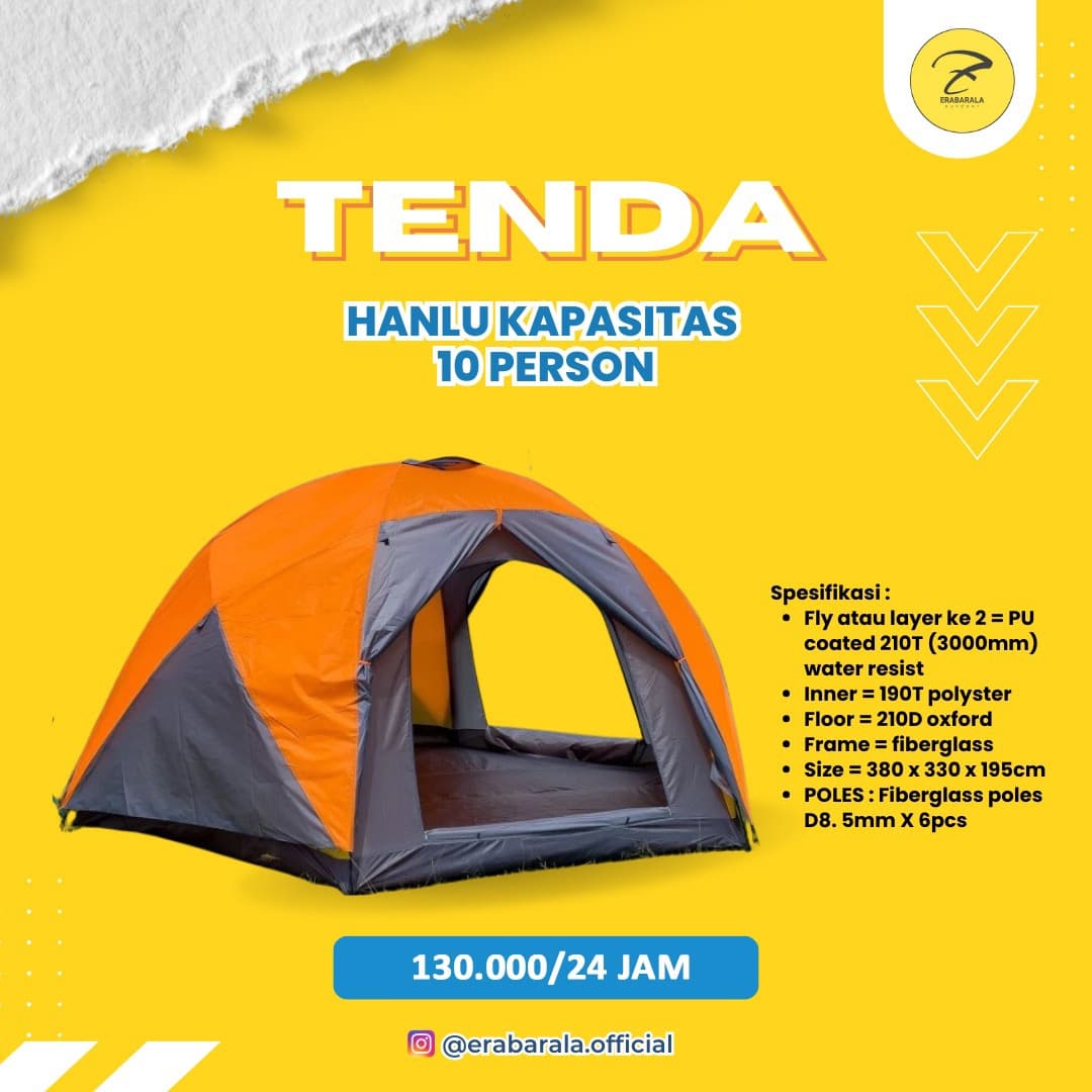 Tenda 10 Person Hanlu