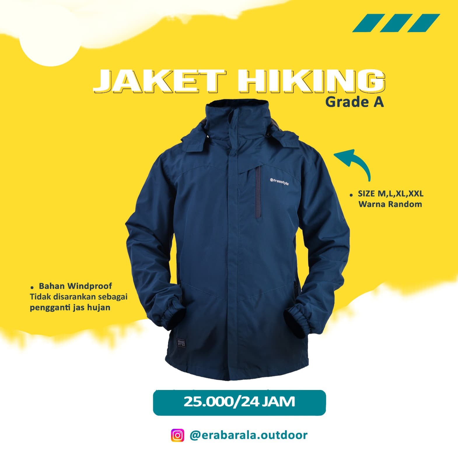 Jaket Haiking Grade A