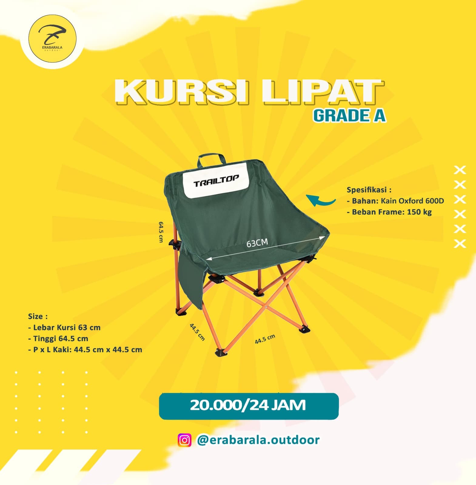 Kursi Lipat Grade A